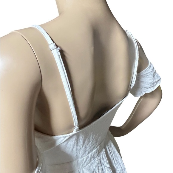 Lulu's I’ve Got Love White Off The Shoulder Midi Sun Vacation Dress Women Sz XS - Picture 5 of 13